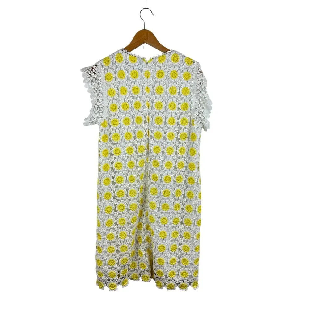 J. Crew Floral Crochet Shift Dress